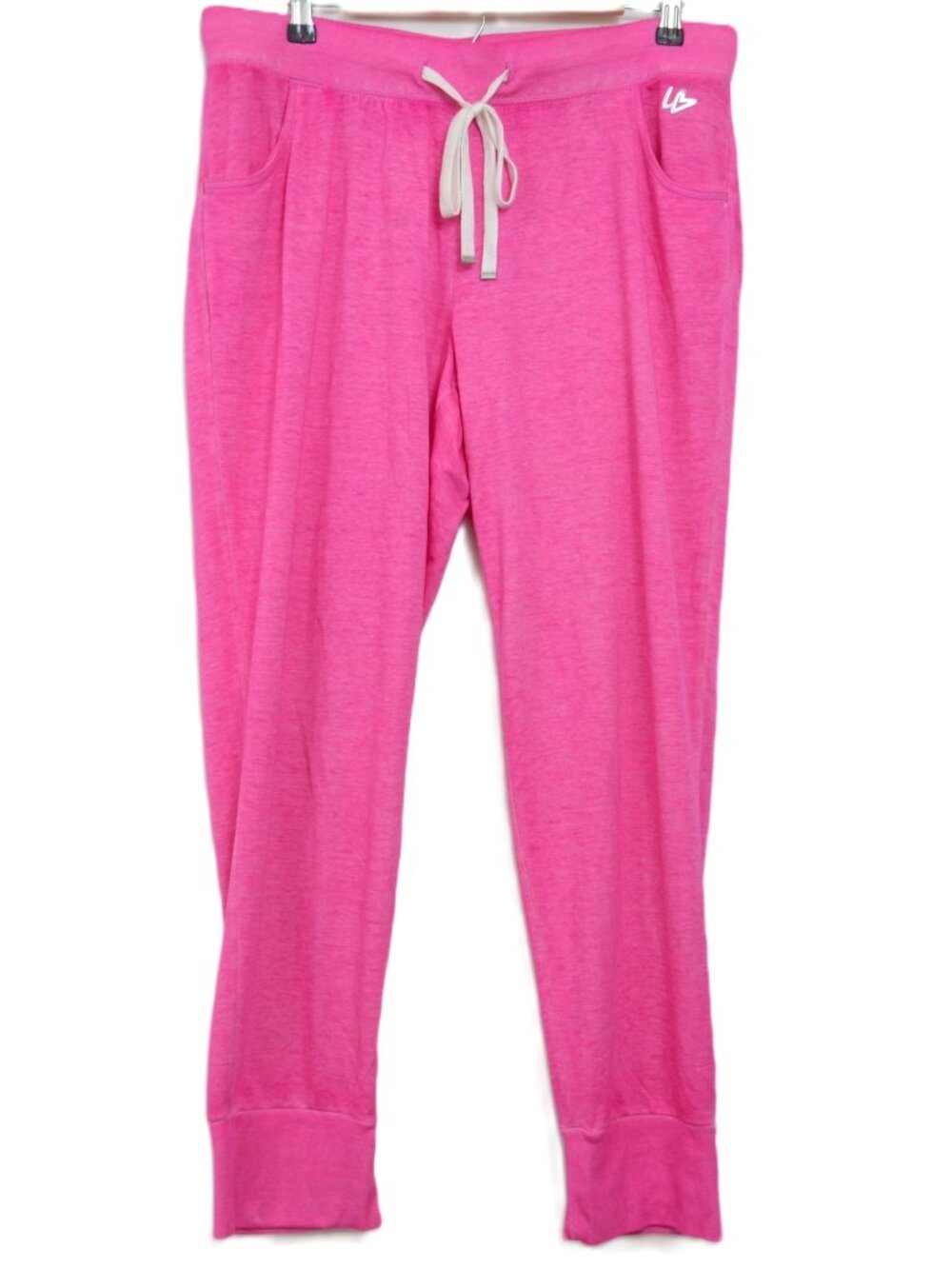 Lane Bryant LIVI Hot Pink PLUS 14/16 Jogger Pants Drawstring Pockets Beachy